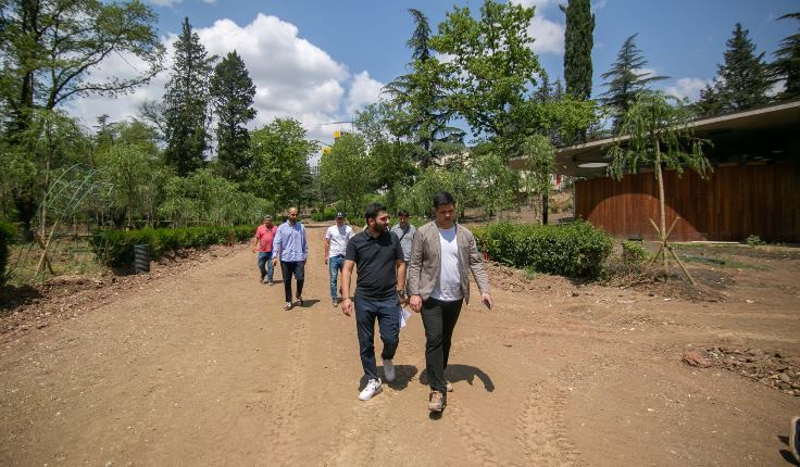 ვაკის პარკში მიმდინარე სამუშაოების ნაწილი დასრულებულია