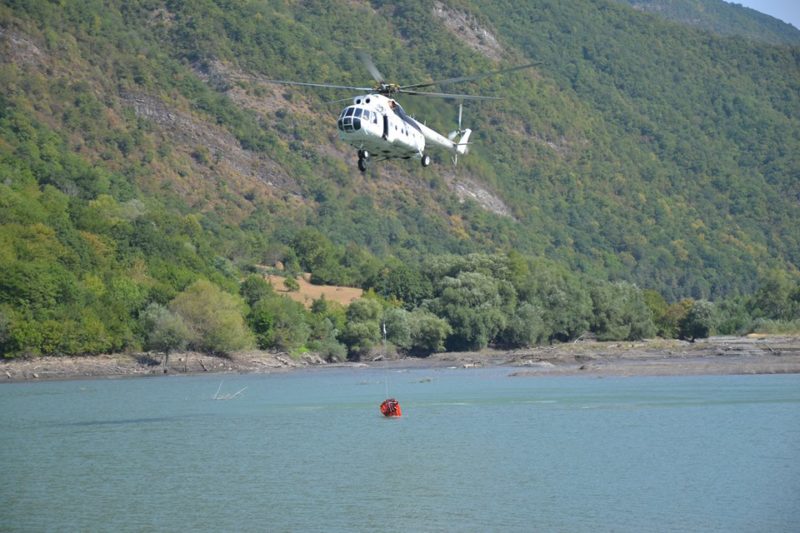 ვაჟა ჩოხელმა თვალივში მიმდინარე ხანძრის სალიკვიდაციო სამუშაოები მოინახულა