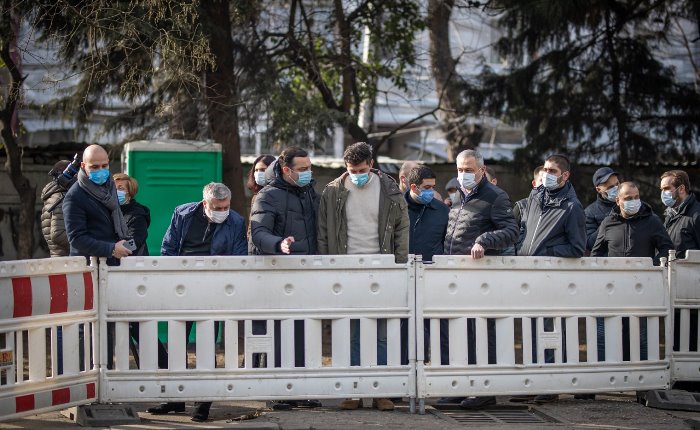 კახა კალაძე, ისნის რაიონში, ქეთევან დედოფლის გამზირის სარეაბილიტაციო სამუშაოებს გაეცნო