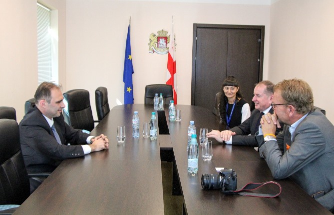 მიხეილ შაყულაშვილი ევროკავშირის სადამკვირვებლო მისიის ხელმძღვანელს შეხვდა